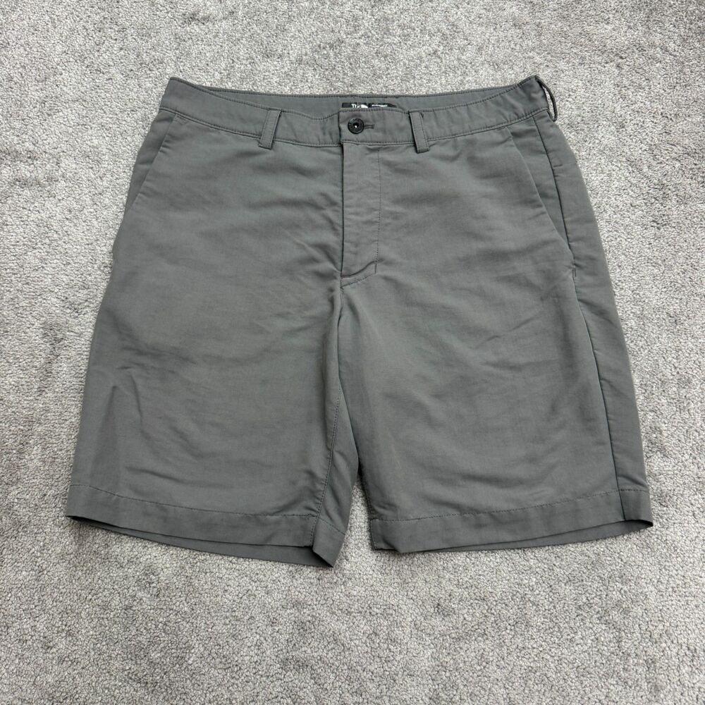 The North Face Rockaway FlashDry-XD Nylon Outdoor Shorts Mens 34 Gray Hiking